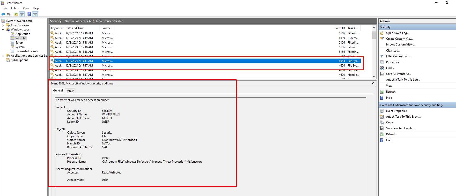 Event Viewer